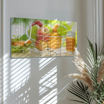 Reloj horizontal Fruta Y Zumo