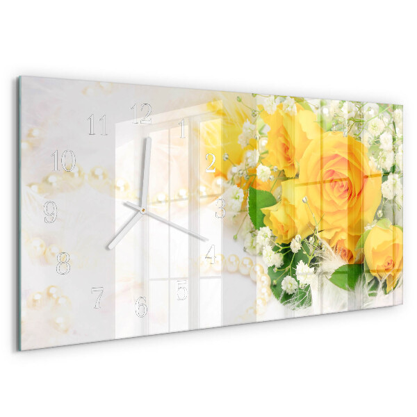Reloj horizontal Flores
