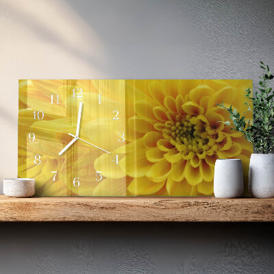 Reloj horizontal Crisantemo