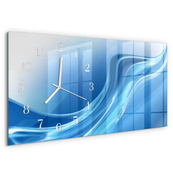 Reloj horizontal Olas Azules