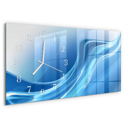 Reloj horizontal Olas Azules
