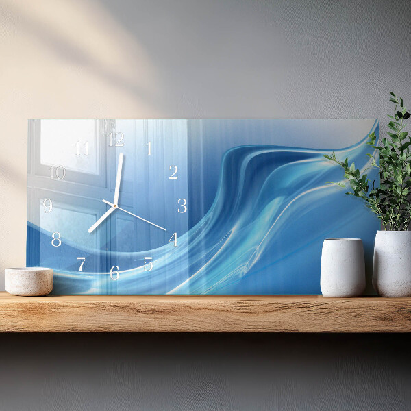 Reloj horizontal Olas Azules