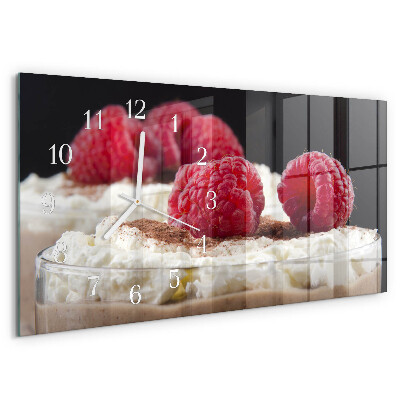 Reloj horizontal Postre De Frambuesa