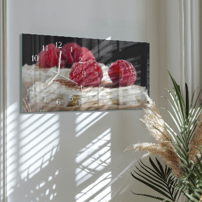 Reloj horizontal Postre De Frambuesa