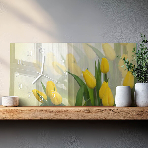 Reloj horizontal Tulipanes