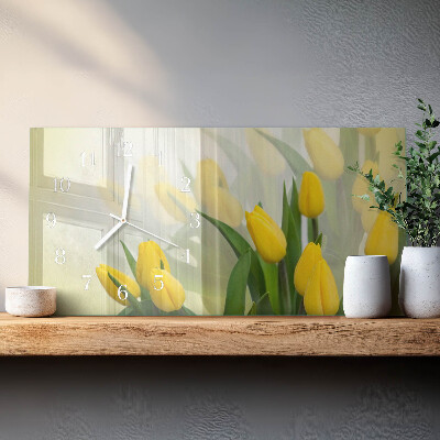 Reloj horizontal Tulipanes