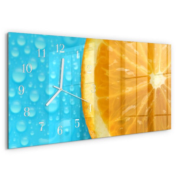 Reloj horizontal Naranja