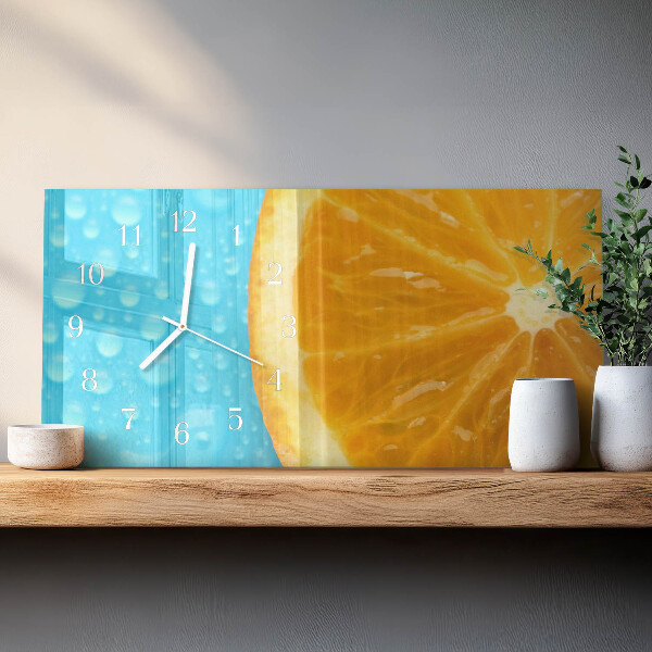 Reloj horizontal Naranja