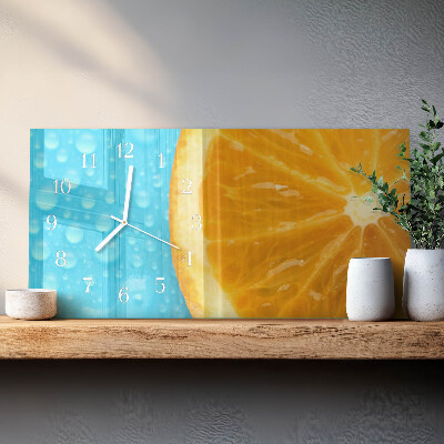 Reloj horizontal Naranja