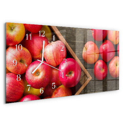 Reloj horizontal Manzanas