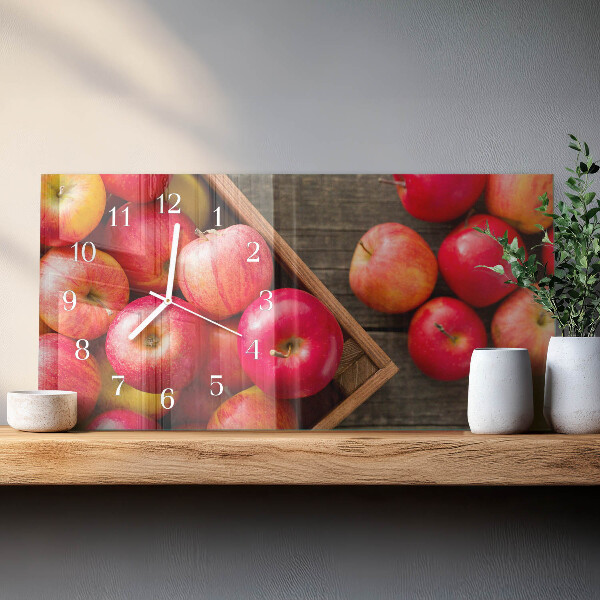 Reloj horizontal Manzanas