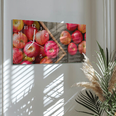 Reloj horizontal Manzanas