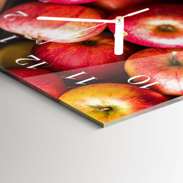 Reloj horizontal Manzanas