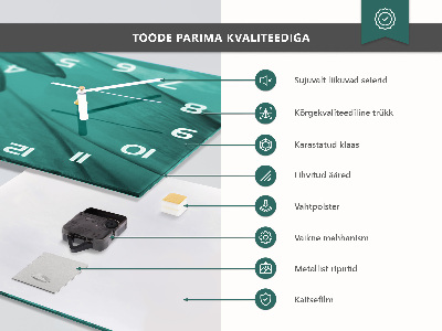 Reloj horizontal Bayas
