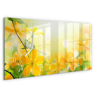 Reloj horizontal Flores