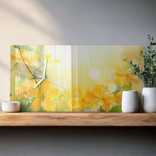 Reloj horizontal Flores