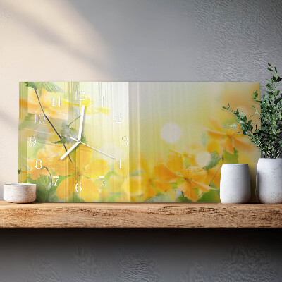 Reloj horizontal Flores