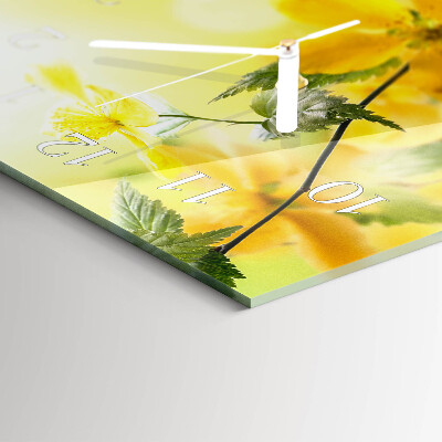 Reloj horizontal Flores