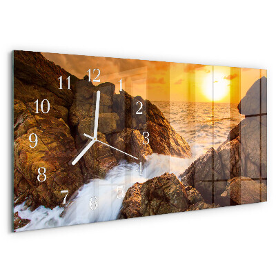Reloj horizontal Atardecer