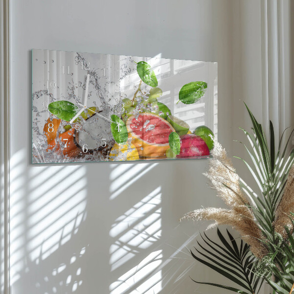 Reloj horizontal Fruta En Agua