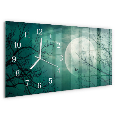 Reloj horizontal Luna
