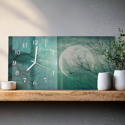 Reloj horizontal Luna