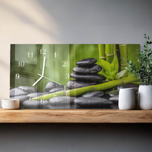 Reloj horizontal Piedras Zen