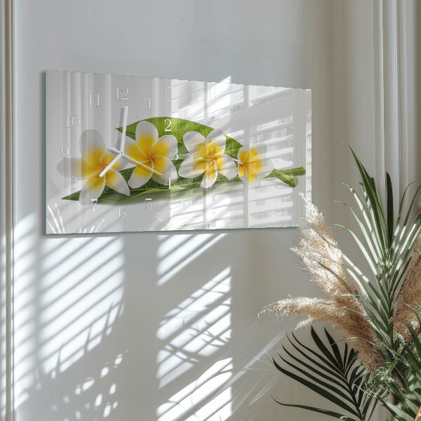 Reloj horizontal Flores