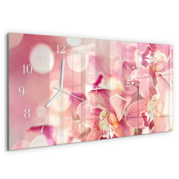 Reloj horizontal Orquídeas