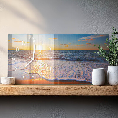 Reloj horizontal Atardecer