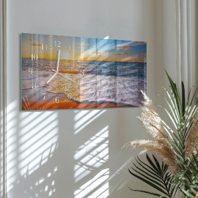 Reloj horizontal Atardecer