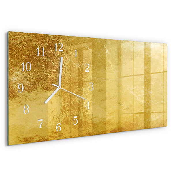 Reloj horizontal Textura Metálica