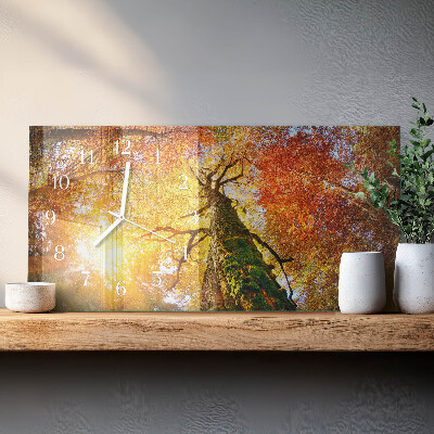 Reloj horizontal Otoño