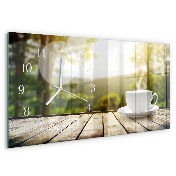 Reloj horizontal Café
