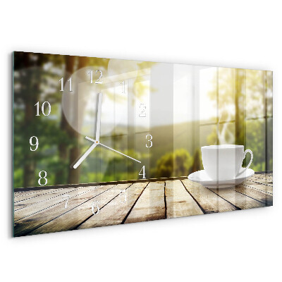 Reloj horizontal Café