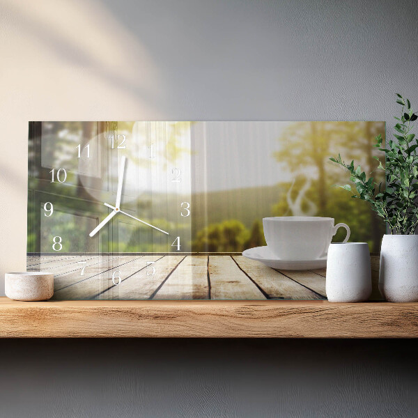Reloj horizontal Café