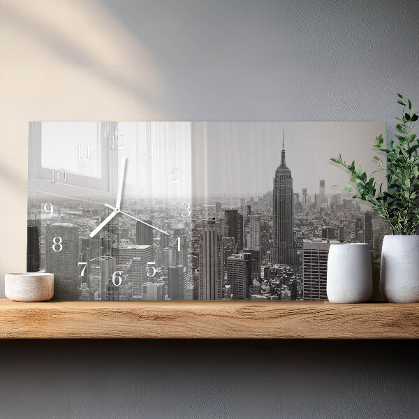 Reloj horizontal Nueva York