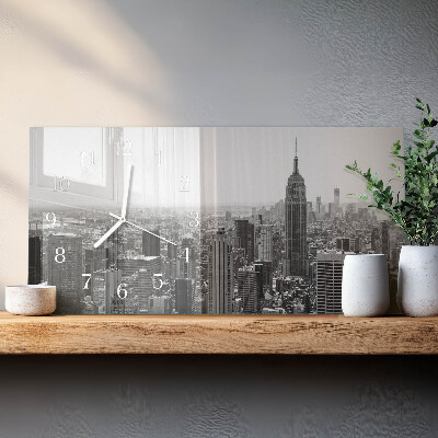 Reloj horizontal Nueva York