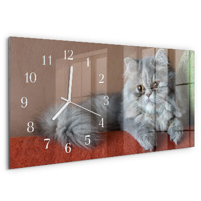 Reloj horizontal Gato Persa