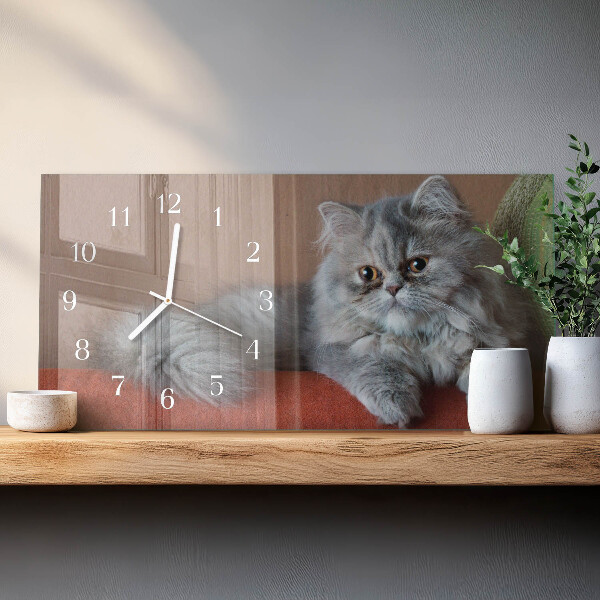 Reloj horizontal Gato Persa