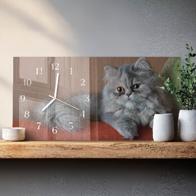 Reloj horizontal Gato Persa