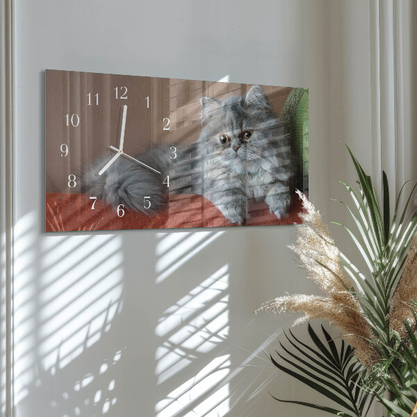 Reloj horizontal Gato Persa