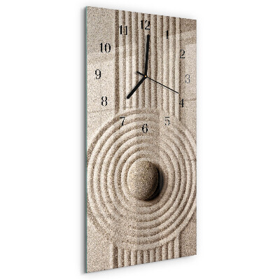 Reloj rectangular Piedra