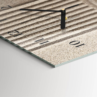 Reloj rectangular Piedra