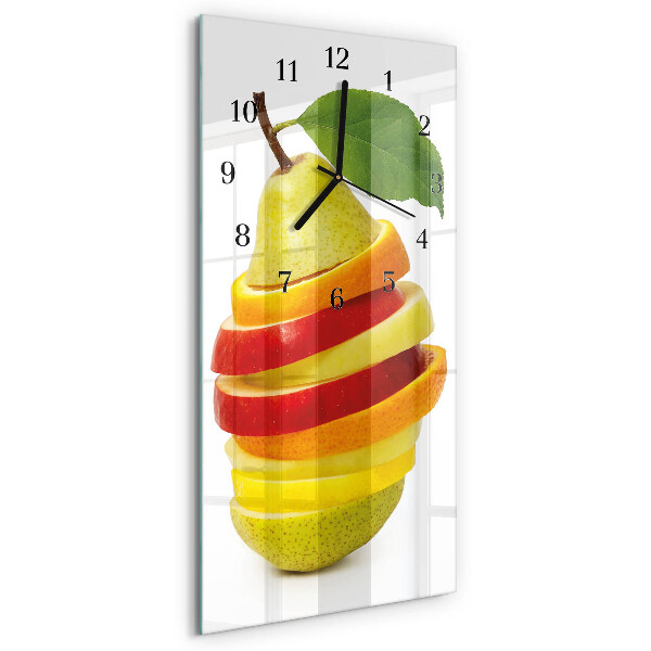 Reloj rectangular Fruta