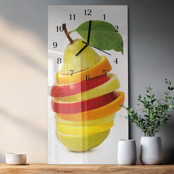 Reloj rectangular Fruta