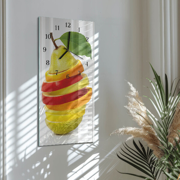 Reloj rectangular Fruta