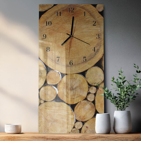 Reloj rectangular Madera