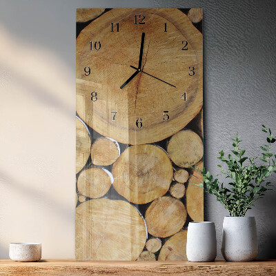 Reloj rectangular Madera