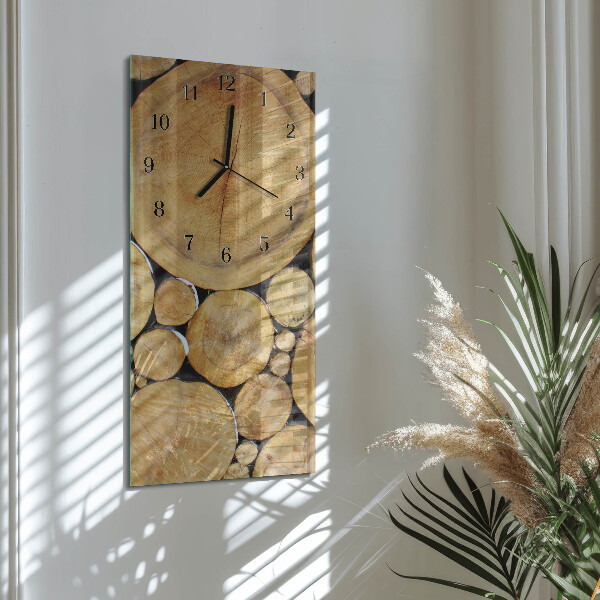 Reloj rectangular Madera